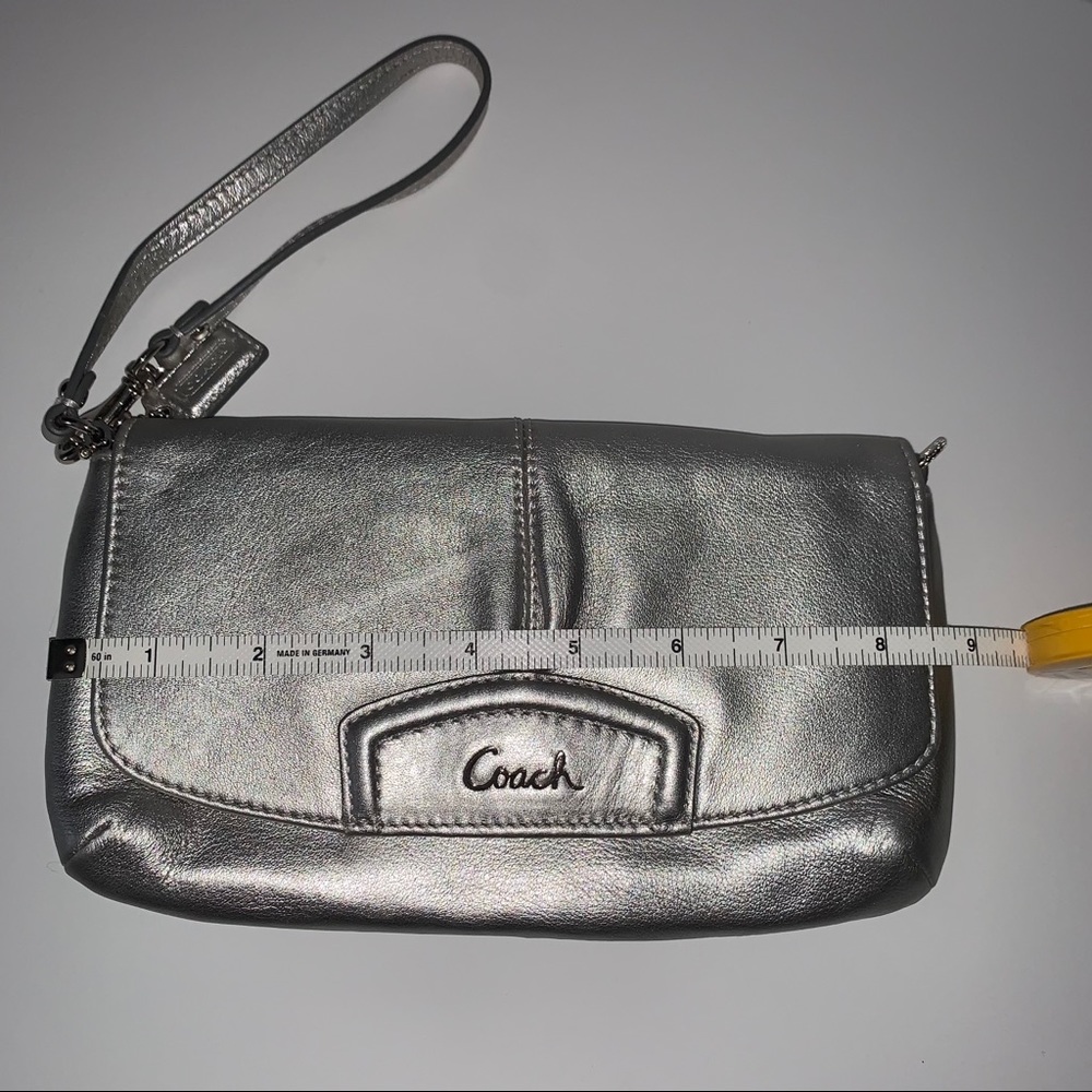 Coach Silver Wristlet - Picture 3 of 7